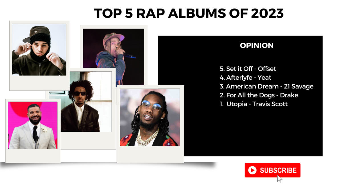 Top Five Most Popular Rap Albums of 2023