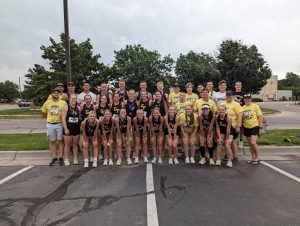 Garden Plain Track team celebrated at Freddy's after the state track meet.