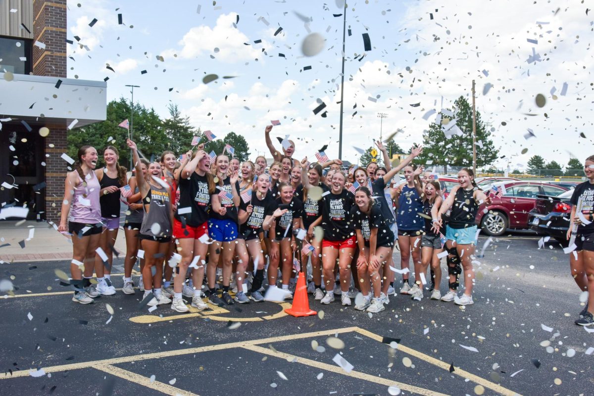 The Lady Owls volleyball team celebrates the start of the 2024 season.