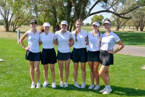 Garden Plain Girls Golf team at League in Cheney. 